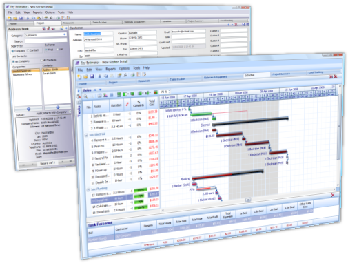 Ezy Estimator Modern Blue theme